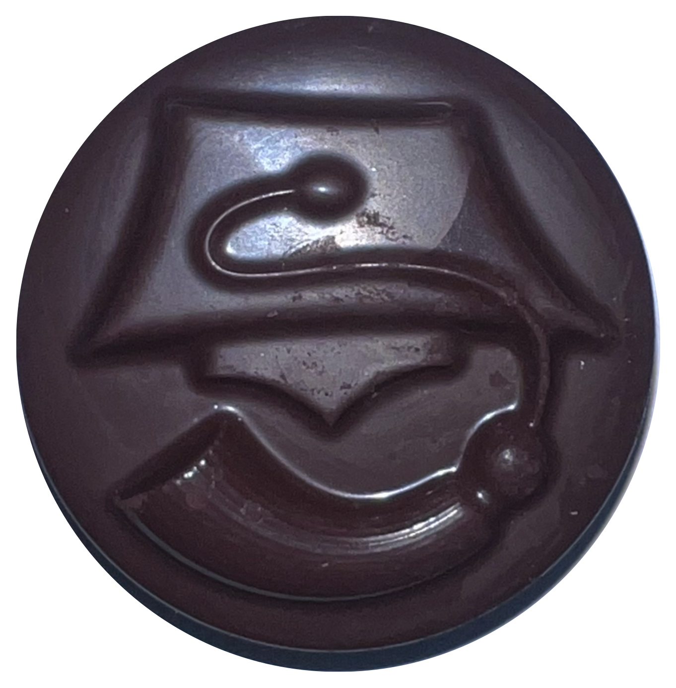 Graduation Chocolate Covered Cookie